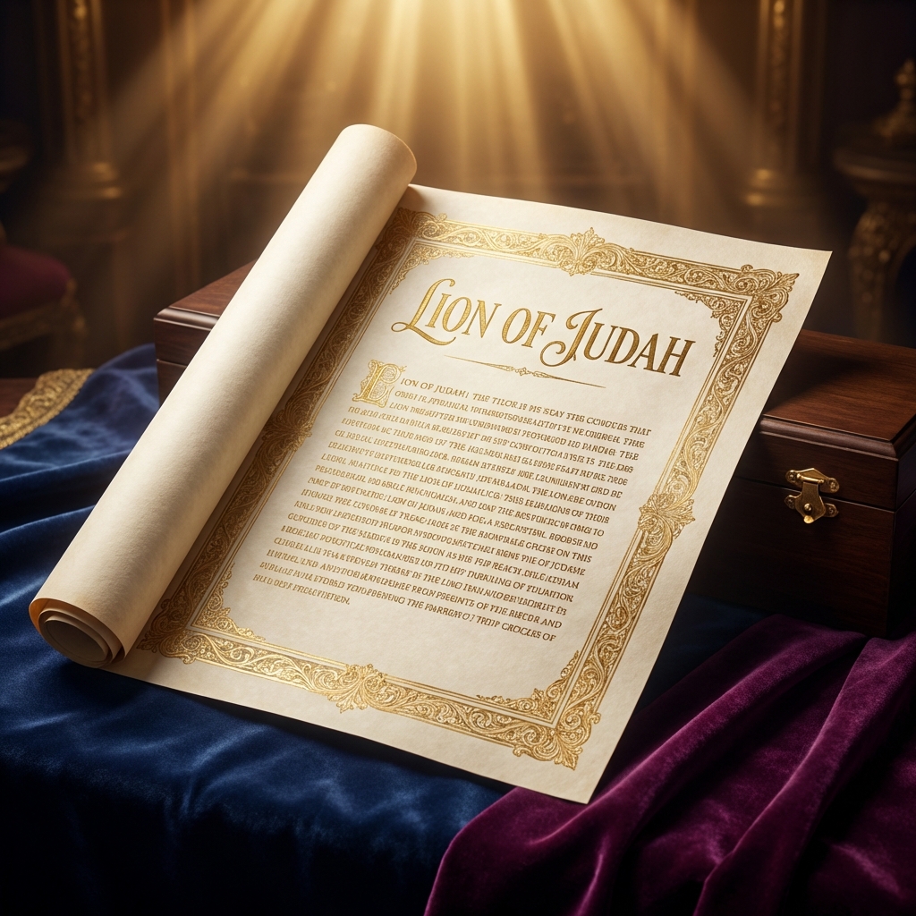 Companion Scroll — Lion of Judah